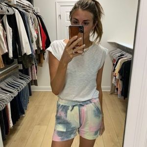 Tie dye shorts